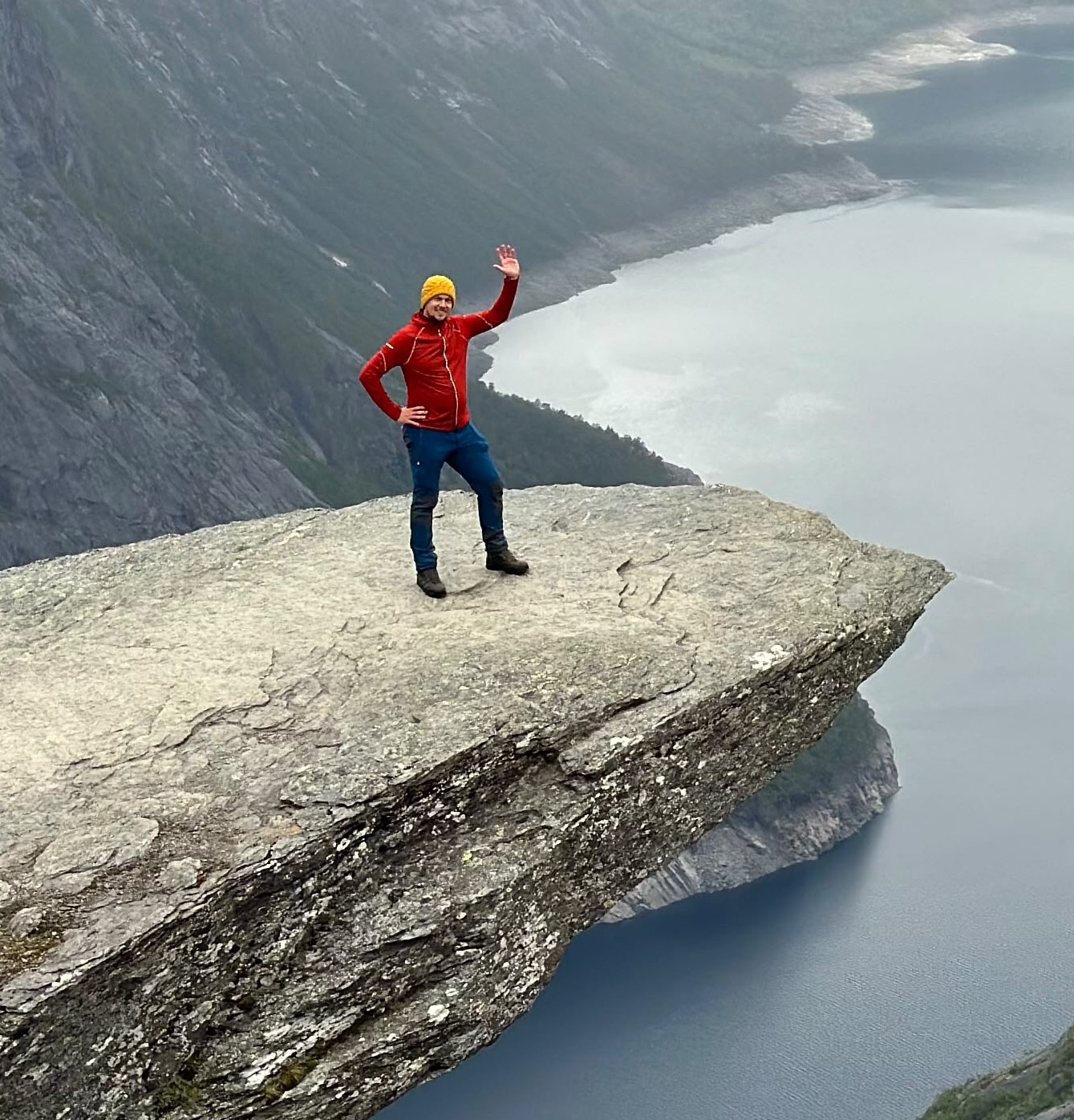 Rick at Trolltunga, Norway